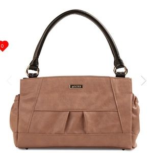 New miche Kelly shell brown vegan leather cover convertible classic bag NWT NIB